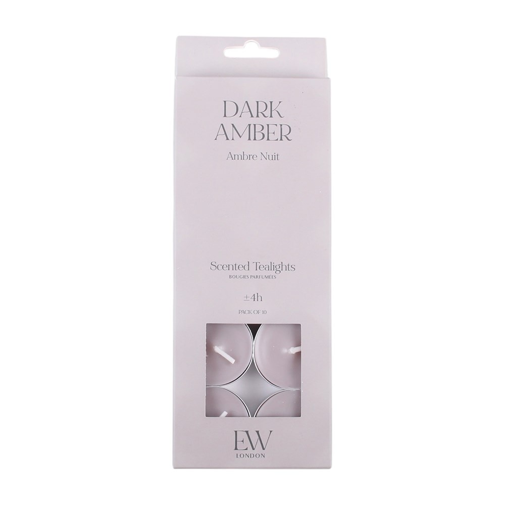 Something Different - Pack of 10 Dark Amber Scented Waxinelichtje - Multicolours